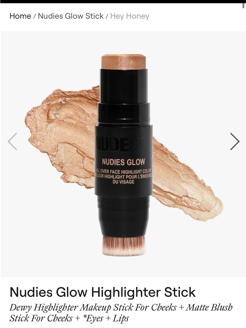 Nudestix highlighter